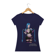 Carregar imagem no visualizador da galeria, Camiseta Jinx League of Legends (long) - WGs Geek
