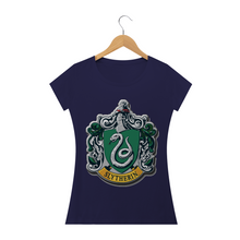 Carregar imagem no visualizador da galeria, Camiseta Slytherin Harry Potter (long) - WGs Geek
