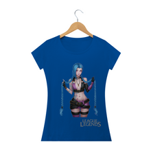 Carregar imagem no visualizador da galeria, Camiseta Jinx League of Legends (long) - WGs Geek

