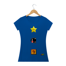 Carregar imagem no visualizador da galeria, Camiseta Simbolos Super Mario (long) - WGs Geek
