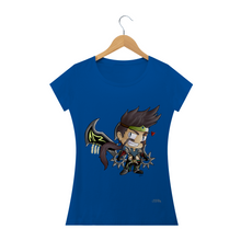 Carregar imagem no visualizador da galeria, Camiseta Draven Chibi League of Legends (long) - WGs Geek
