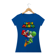 Carregar imagem no visualizador da galeria, Camiseta Super Mario e Yoshi (long) - WGs Geek

