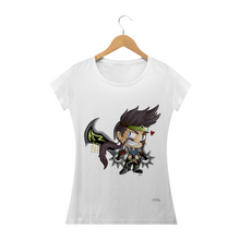 Carregar imagem no visualizador da galeria, Camiseta Draven Chibi League of Legends (long) - WGs Geek

