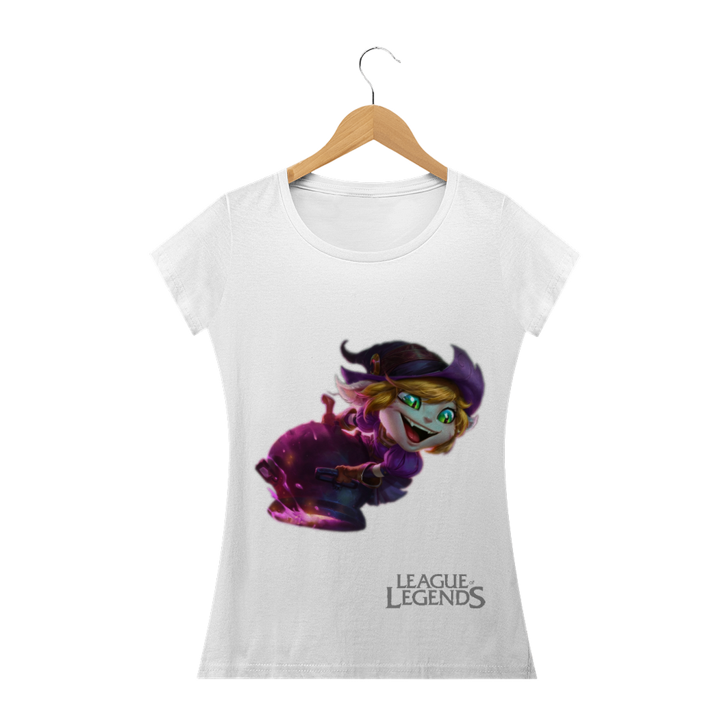 Camiseta Tristana Feiticeira League of Legends (long) - WGs Geek