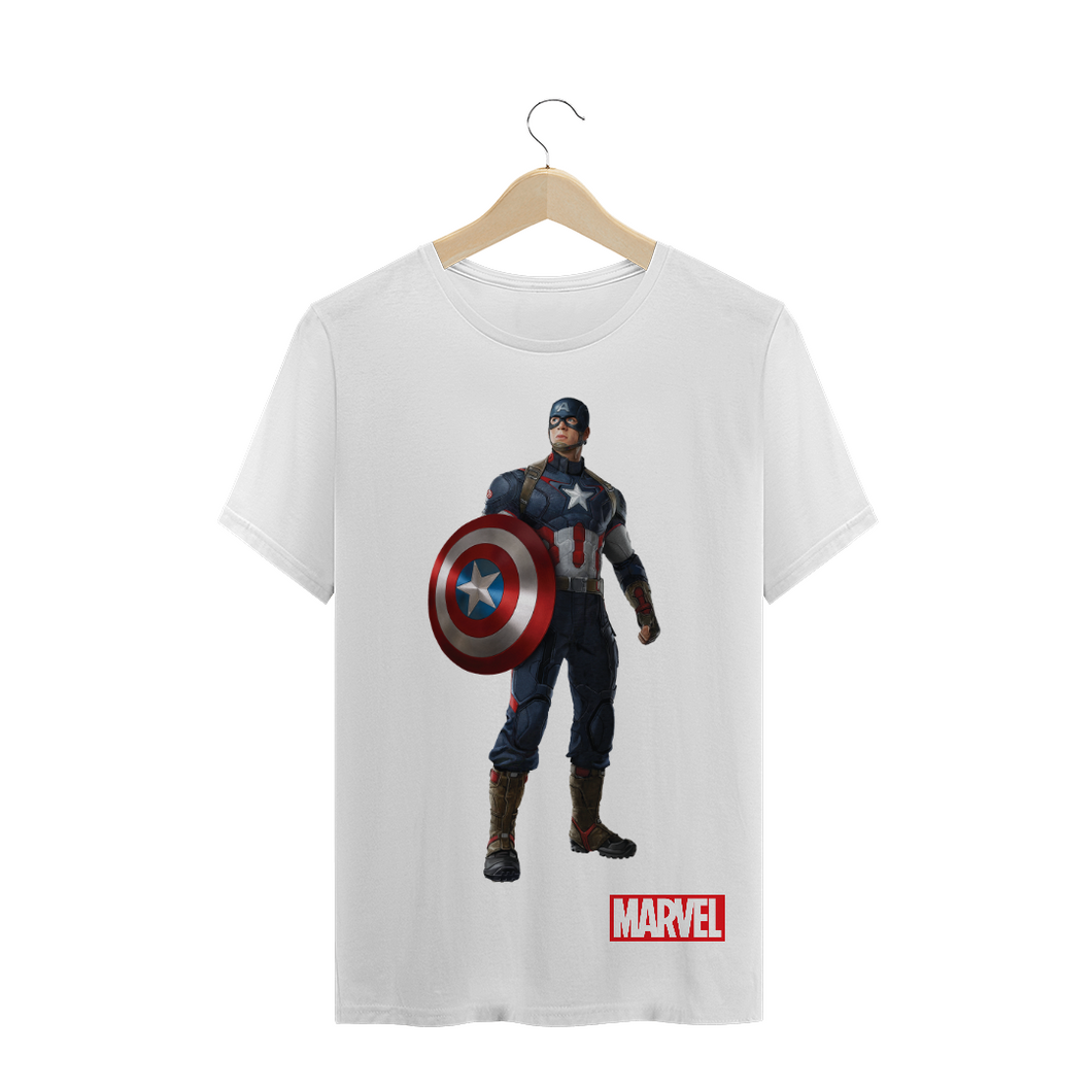 Camiseta Capitão América Marvel Comics - WGs Geek