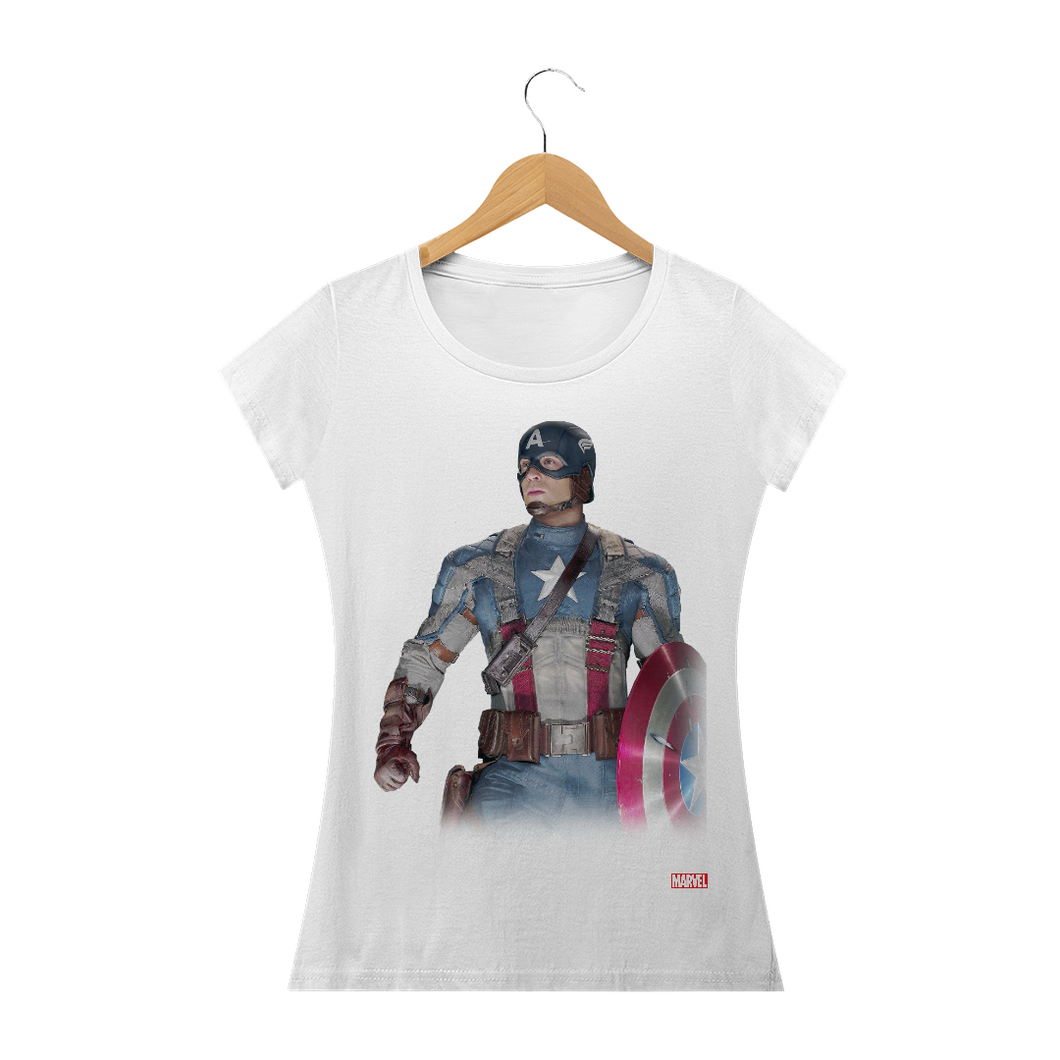 Camiseta Capitão América Marvel Comics (long) - WGs Geek