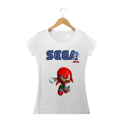Camiseta Knuckles Sonic (Baby Look)