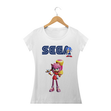 Carregar imagem no visualizador da galeria, Camiseta Amy Rose Sonic (long) - WGs Geek

