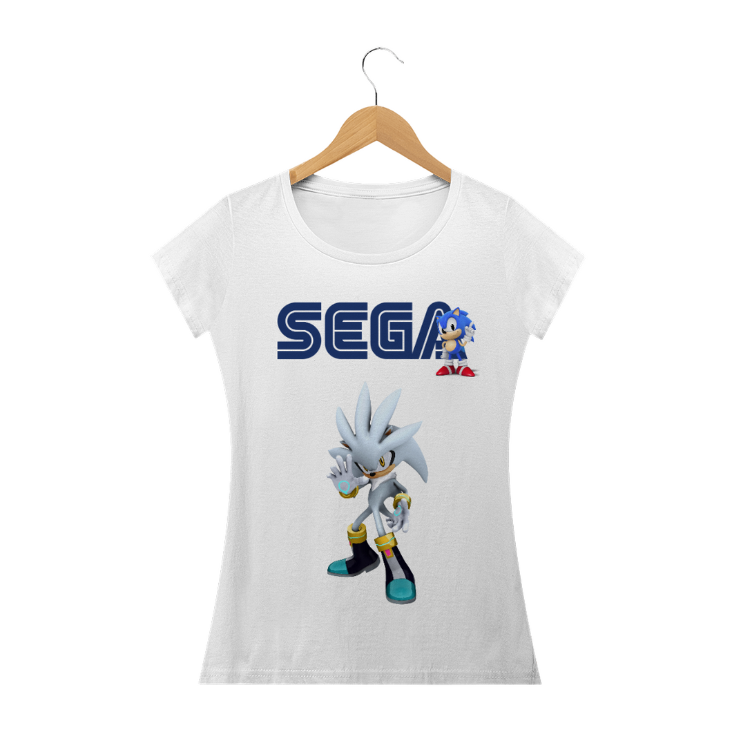 Camiseta Silver Sonic (long) - WGs Geek