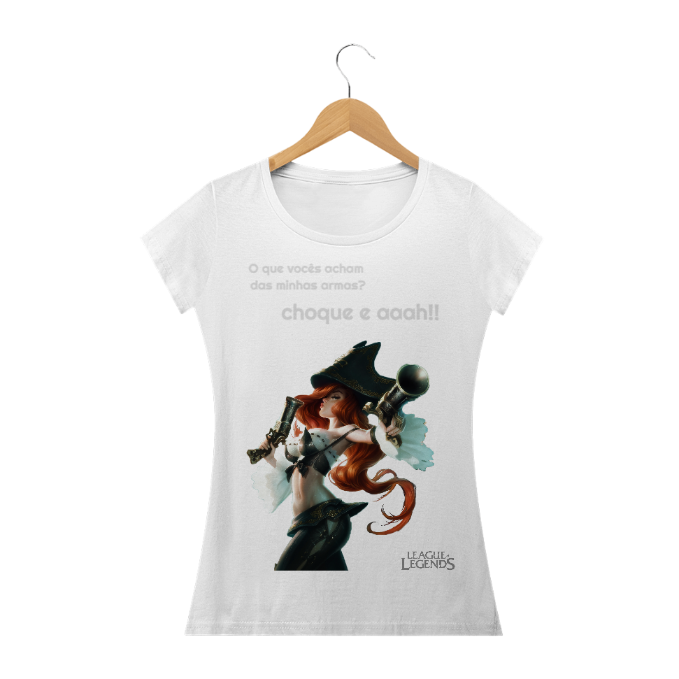 Camiseta Miss Fortune League of Legends (long) - WGs Geek