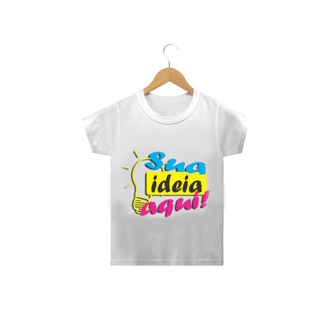 Camiseta Personalizada com sua Estampa (Infantil)
