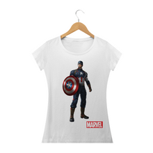 Carregar imagem no visualizador da galeria, Camiseta Capitão América Marvel Comics (long) - WGs Geek
