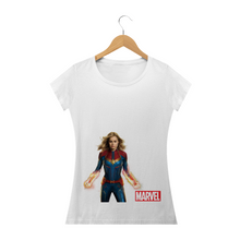 Carregar imagem no visualizador da galeria, Camiseta Capitã Marvel Comics (long) - WGs Geek
