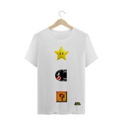 Camiseta Simbolos Super Mario
