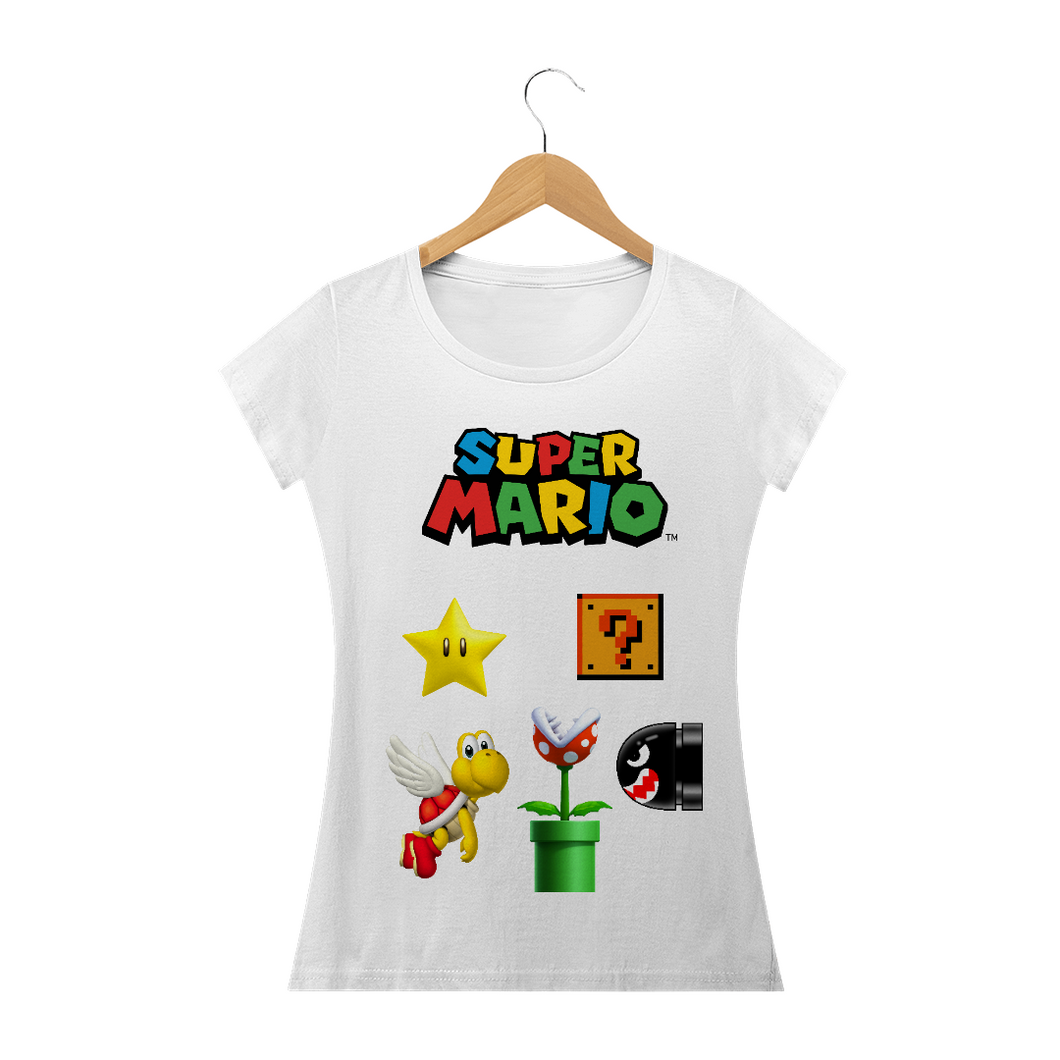 Camiseta Super Mario (long) - WGs Geek