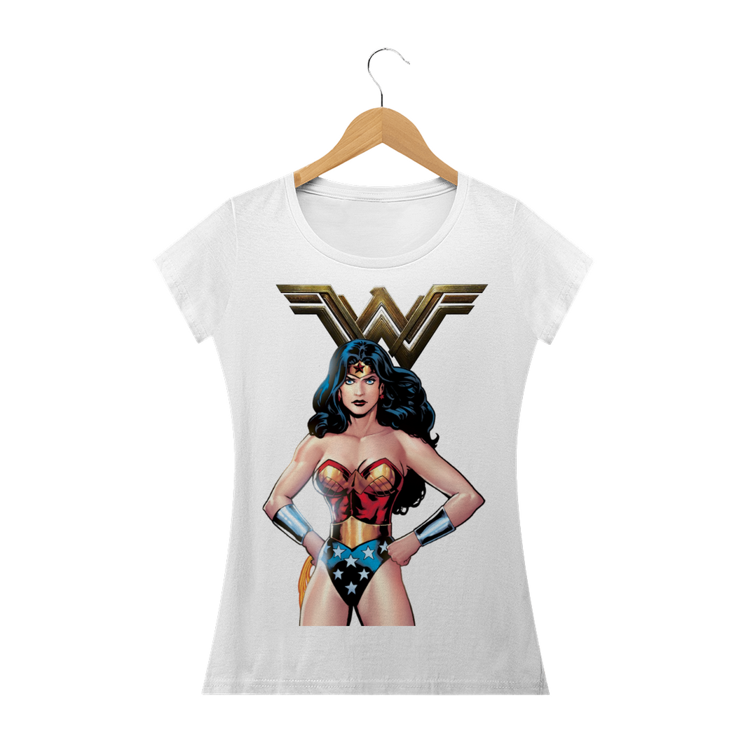 Camiseta Mulher Maravilha DC Comics (long) - WGs Geek