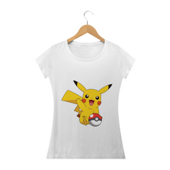 Camiseta Pikachu Pokémon (Baby Look)