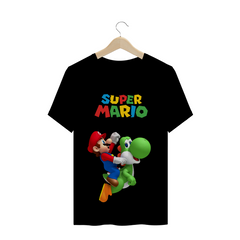 Camiseta Super Mario e Yoshi