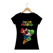 Carregar imagem no visualizador da galeria, Camiseta Super Mario e Yoshi (long) - WGs Geek

