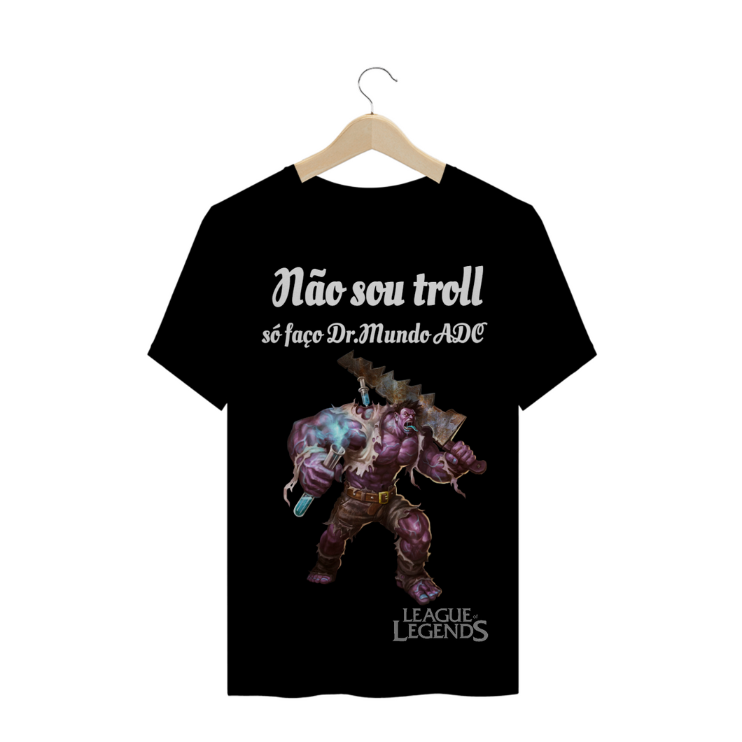 Camiseta Dr. Mundo ADC League of Legends - WGs Geek