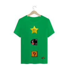 Carregar imagem no visualizador da galeria, Camiseta Simbolos Super Mario - WGs Geek
