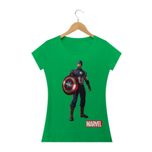 Carregar imagem no visualizador da galeria, Camiseta Capitão América Marvel Comics (long) - WGs Geek
