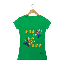 Carregar imagem no visualizador da galeria, Camiseta Super Mario e Luigi (long) - WGs Geek
