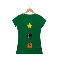 Carregar imagem no visualizador da galeria, Camiseta Simbolos Super Mario (long) - WGs Geek

