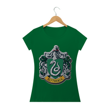 Carregar imagem no visualizador da galeria, Camiseta Slytherin Harry Potter (long) - WGs Geek
