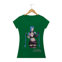 Carregar imagem no visualizador da galeria, Camiseta Jinx League of Legends (long) - WGs Geek
