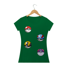 Carregar imagem no visualizador da galeria, Camiseta Pokeballs Pokémon (long) - WGs Geek
