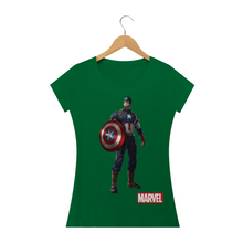 Carregar imagem no visualizador da galeria, Camiseta Capitão América Marvel Comics (long) - WGs Geek
