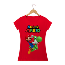Carregar imagem no visualizador da galeria, Camiseta Super Mario e Yoshi (long) - WGs Geek
