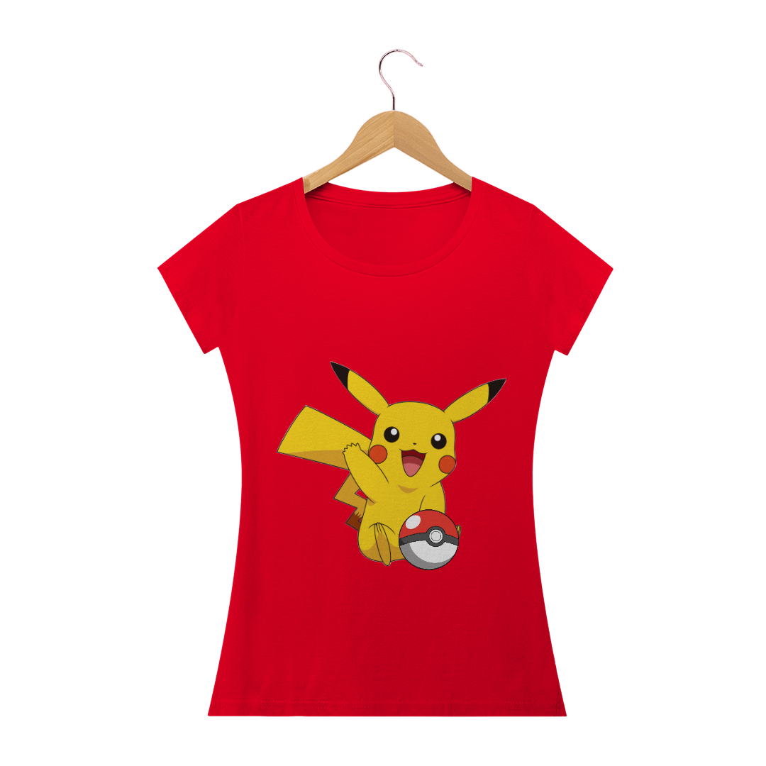 Camiseta Pikachu Pokémon (Baby Look) – WGs Geek