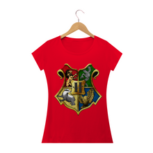Carregar imagem no visualizador da galeria, Camiseta Casas Harry Potter (long) - WGs Geek
